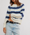 Frankie Cable Striped Pullover