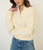 Womens Rayna Shawl Collar Pointelle Cable Pullover