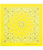 Neon Paisley Bandana Yellow