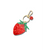 Hand-Painted Mini Strawberry Jam Charm + Keychain
