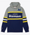 Mens NCAA Head Coach Hoodie Michigan in Navy-Grey - Navy-Grey - M