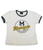 Michigan Ringer Tee - Antique White / Navy - XL