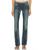 Womens Low Rise Flare in Cold Wash