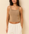 Womens Lyra Top in Camel