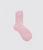 Womens One Ribbed Laminated Sock