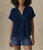 Womens Dune Cotton Gauze Zoe Top
