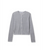 Womens Ada Pointelle Button Down Long Sleeve Sweater