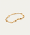 Womens Rome Anklet in High Polish Gold - Size L