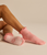The Ruffle Grip Sock in GrapeFruit
