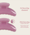 Superclip Hair Claw — Buttermilk (With GOLD Charm Ring)