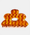 Flower Claw in Honey Check