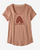 Womens Live Simply Hive Organic Scoop T-Shirt