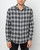 Rails Mens Brushed Lennox Button Up Charcoal Grey Heather Cream