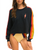 Womens Bolt Cropped Classic Crew Sweatshirt