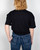 STATESIDE Women's Short Sleeve 1 Pocket Roll Sleeve Shirt