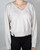 Womens Camila V Neck Crop Sweatshirt