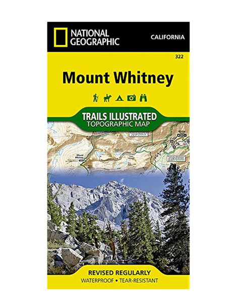 NATIONAL GEO MAPS Mount Whitney #322