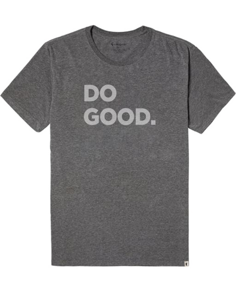 Mens Do Good T-Shirt in Heather Grey