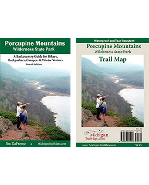 Waterproof Map: Porcupine Mountains State Park