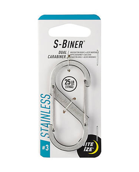 NITE IZE S-Biner #3 Stainless Steel