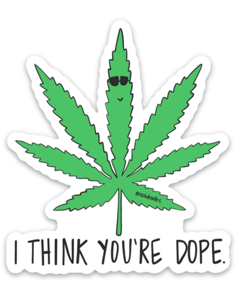 ROCKDOODLES Dope Sticker