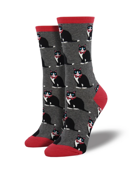 Womens Tuxedo Cats Socks