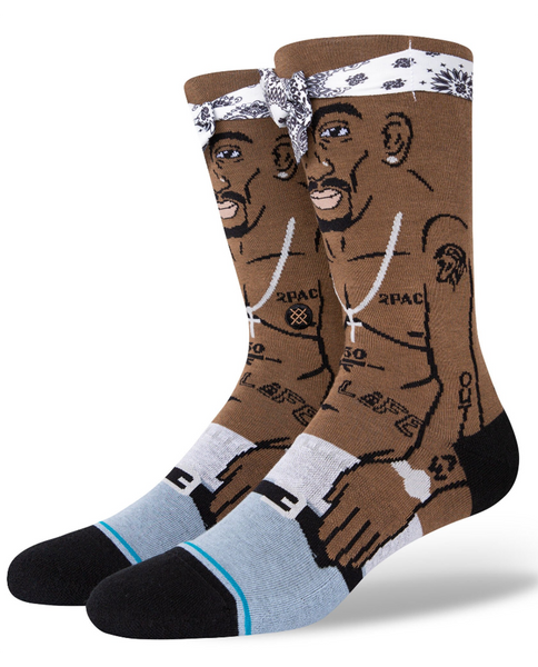 Tupac Resurrected Socks