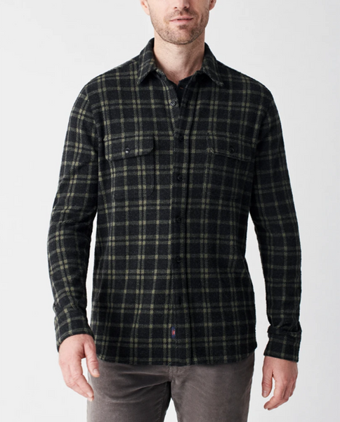 Mens Legend Sweater Shirt in Delevan Plaid