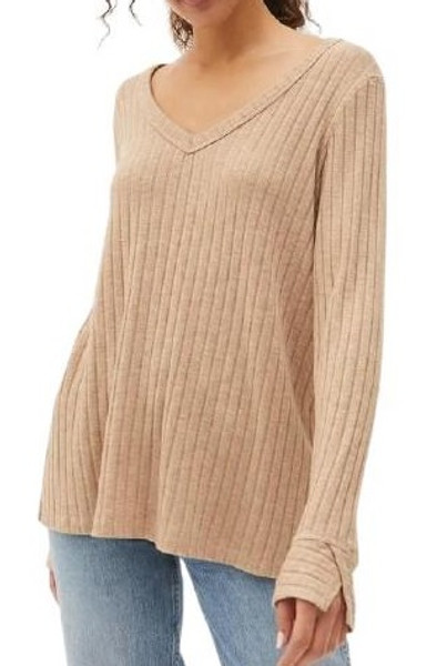 Womens Jinny V Neck Top