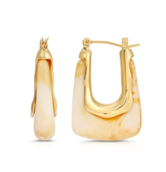 Cream Nadia Earrings