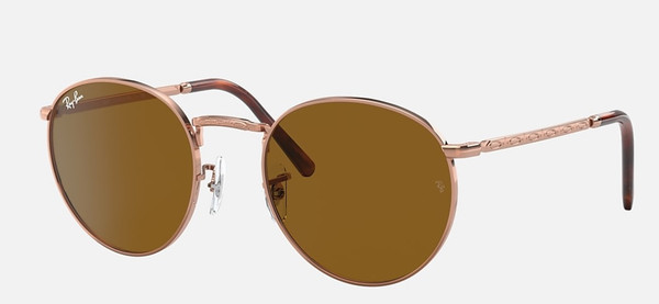 Rayban New Round in Rose Gold