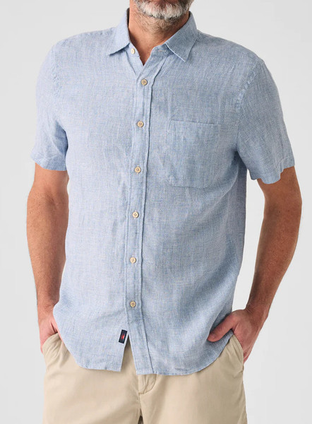 Mens SS Palma Linen Shirt