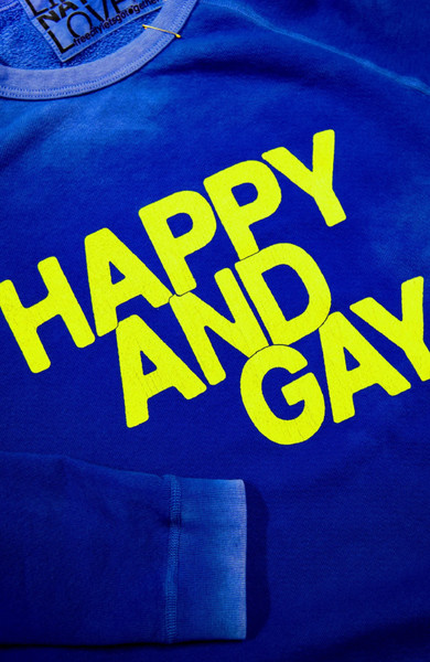 Womens Happy and Gay Raglan