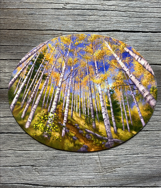 Hike Through The Aspens Sticker