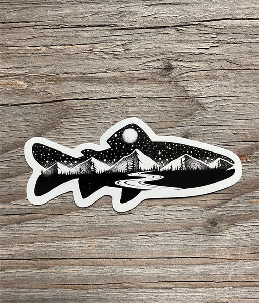 The Trout Sticker