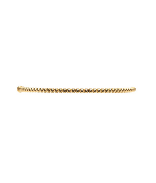 2mm Yellow Gold Filled Bracelet 6.75in