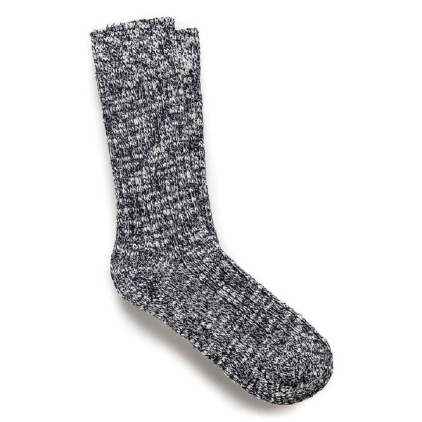 Womens Sock W Slub Blue CT