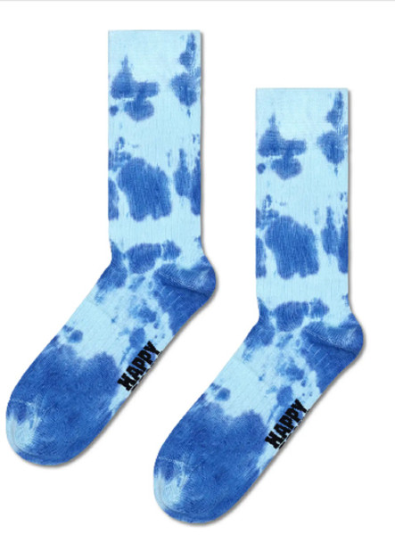 Mens Tie Dye Sock in Light Blue