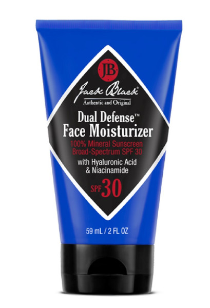 Dual Defense Face Moisturizer 100% Mineral Sunscreen SPF 30, 2 oz