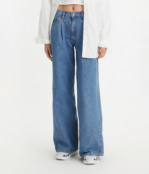 Womens Baggy Dad Wide Leg in Cause and Effect