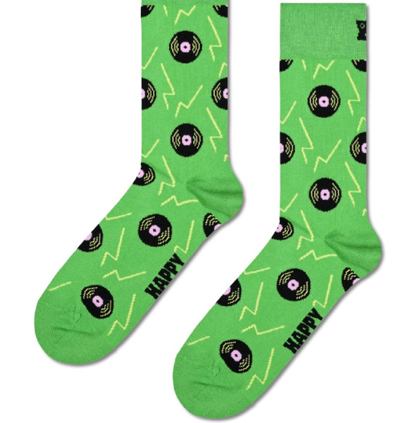 Mens Vinyl Green Sock