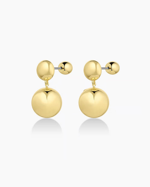 Womens Newport Drop Earrings - Gold
