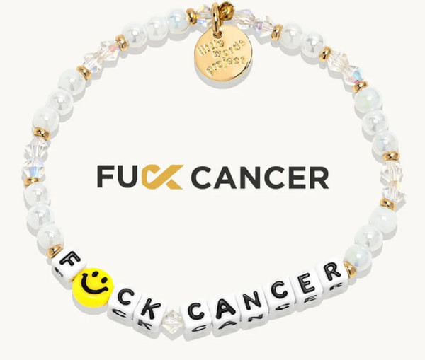 Womens Fuck Cancer Bracelet
