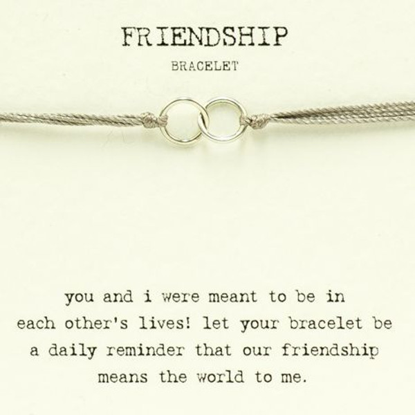 Friendship Double Linked Rings Bracelet