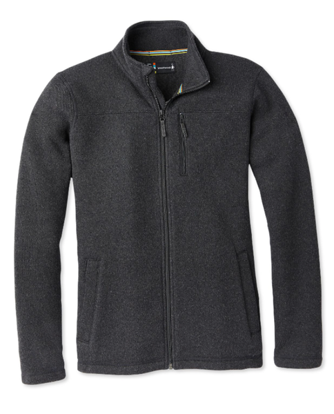 SMARTWOOL Mens Hudson Trail Fleece Full Zip Jacket