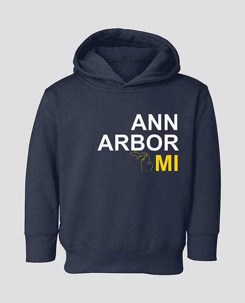 A2 To Wear MI Map Toddler Hoodie