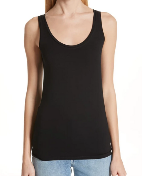 Deluxe Cotton Basic Scoop Tank