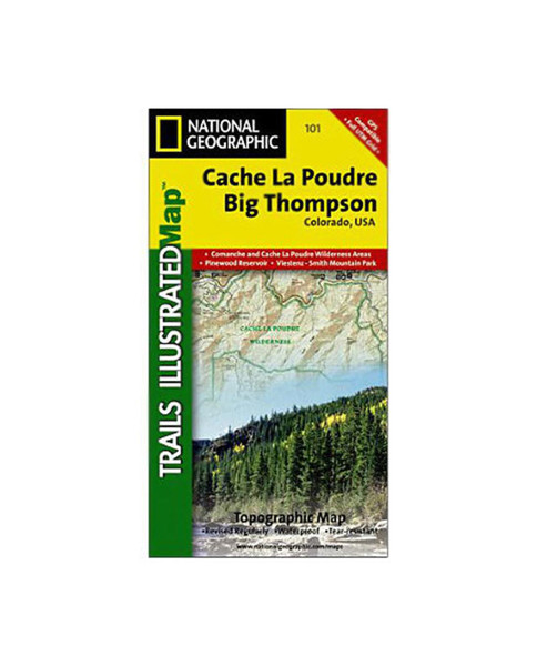 NATION GEO MAPS Cache LA Poudre - Colorado