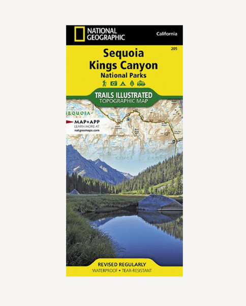 NATIONAL GEO MAPS Sequoia/Kings Canyon Natl Parks CA