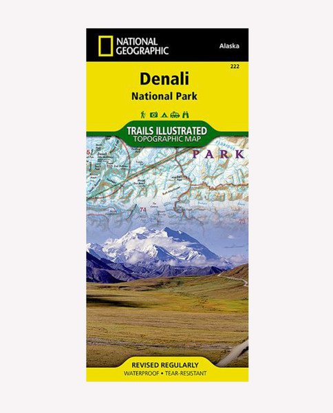 NATIONAL GEO MAPS Denali National Park # 222